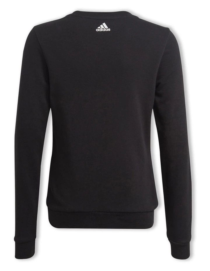 Essentials Big Logo Cotton Sweatshirt in Black/White