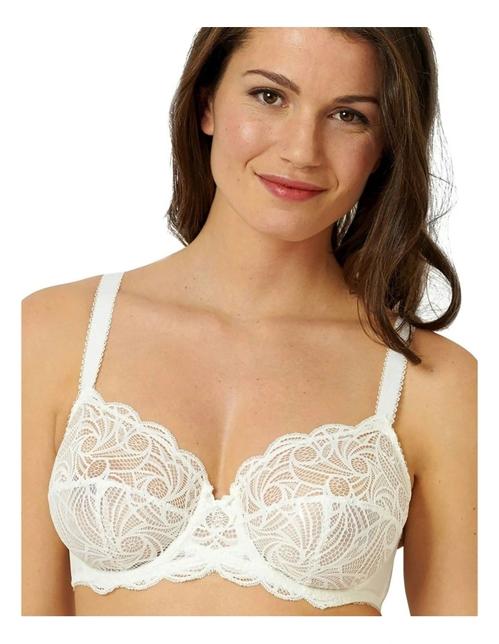Ariane Full Cup Underwire Lace Bra in Ivory