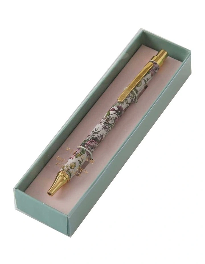 14cm Metal Pen with Gift Box in Flora