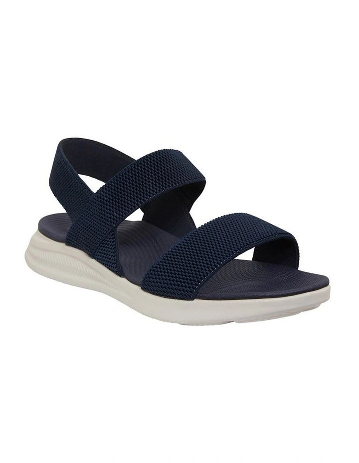 Mack Navy Stretch Sandals