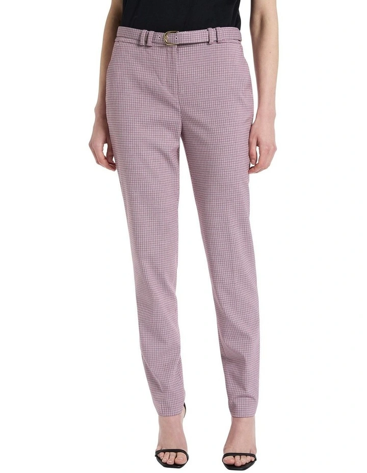 Kassidy Pant in Acai Check