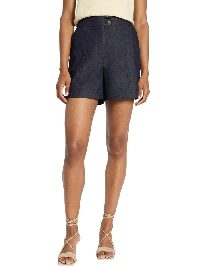 Spencer Smart Denim Short in Indigo