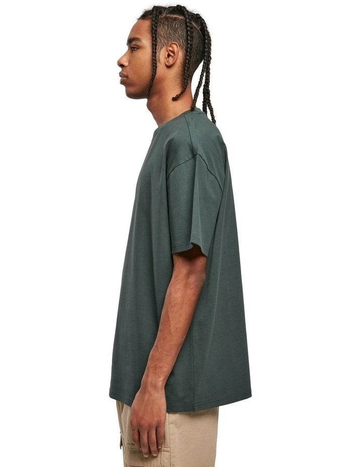 Heavy Oversized Tee in Bottle Green