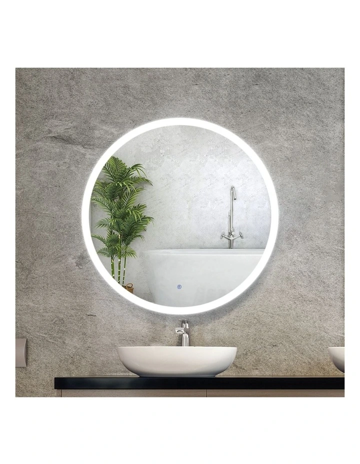 Makeup Wall Mirror with LED Light 90cm in White