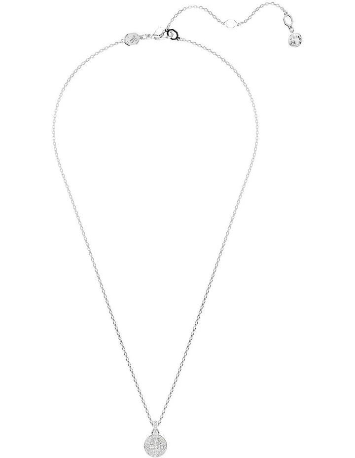 Meteora Pendant Rhodium Plated in White