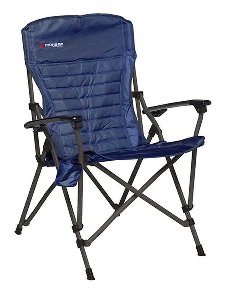 Crossover Folding Outdoor Chair in Navy