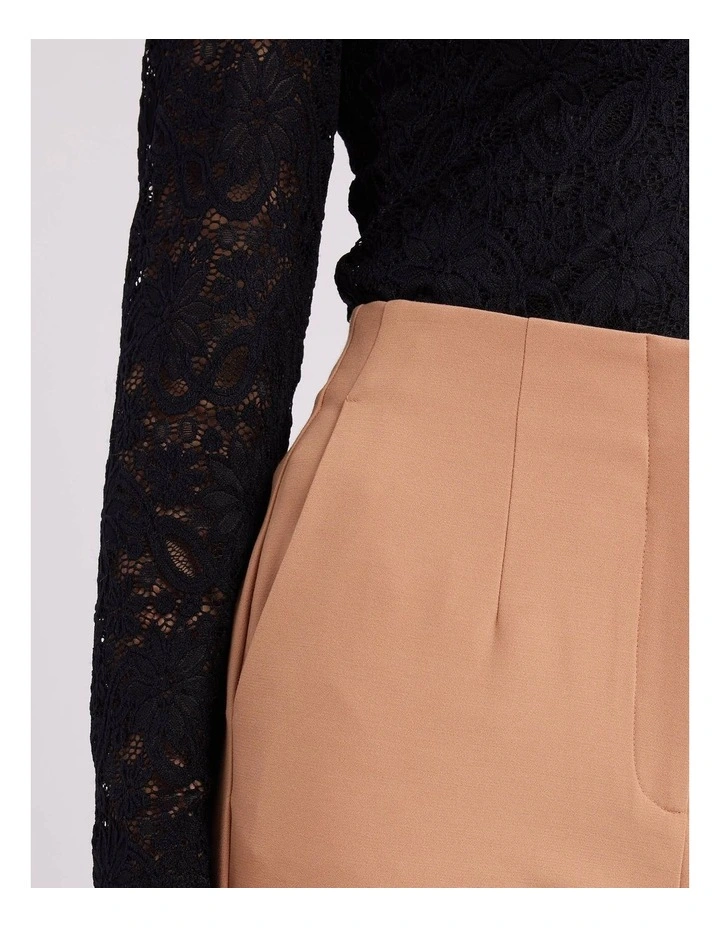 Sophie Crepe Pant in Camel