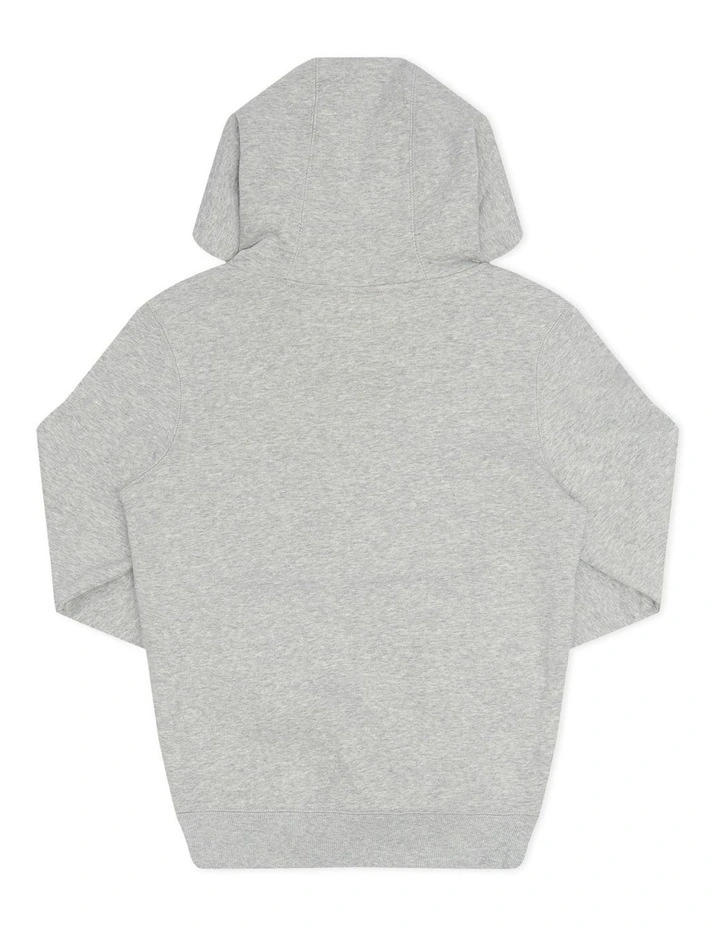 Script Hoodie in Grey