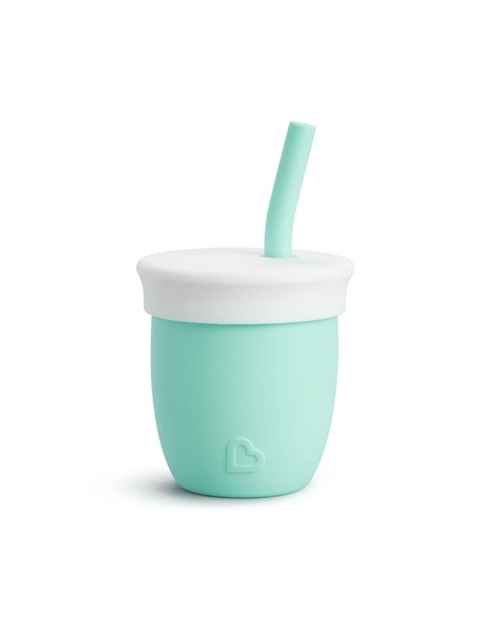 Cest Silicone Training Cup with Straw 4oz in Mint