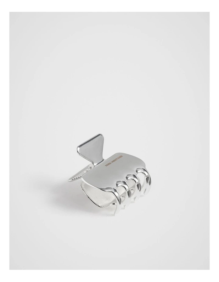 Small Metal Claw Clip in Silver