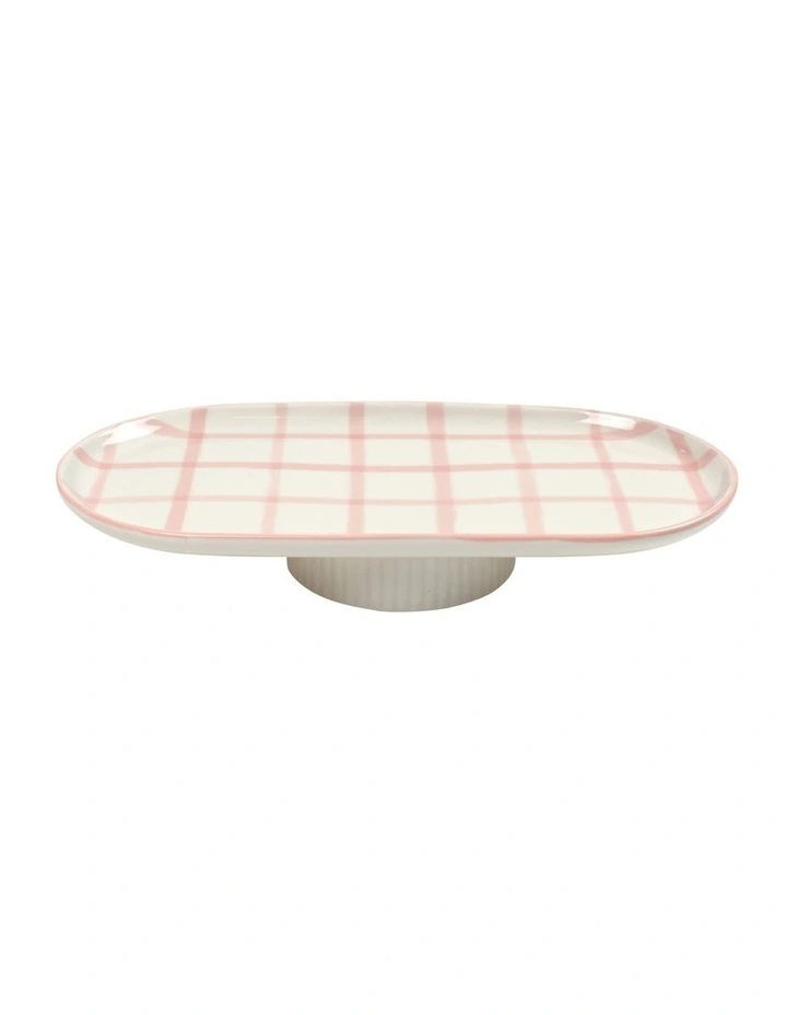 Tessa Footed Cake Plate 28cm in White
