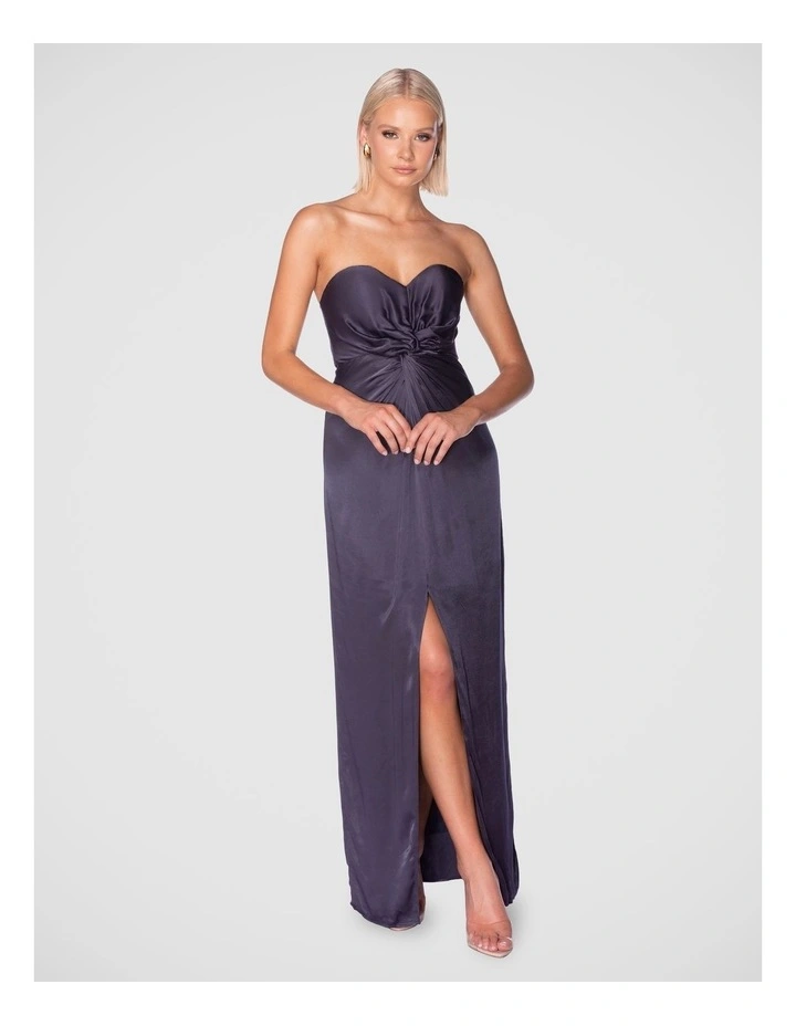 Imogen Strapless Dress in Navy