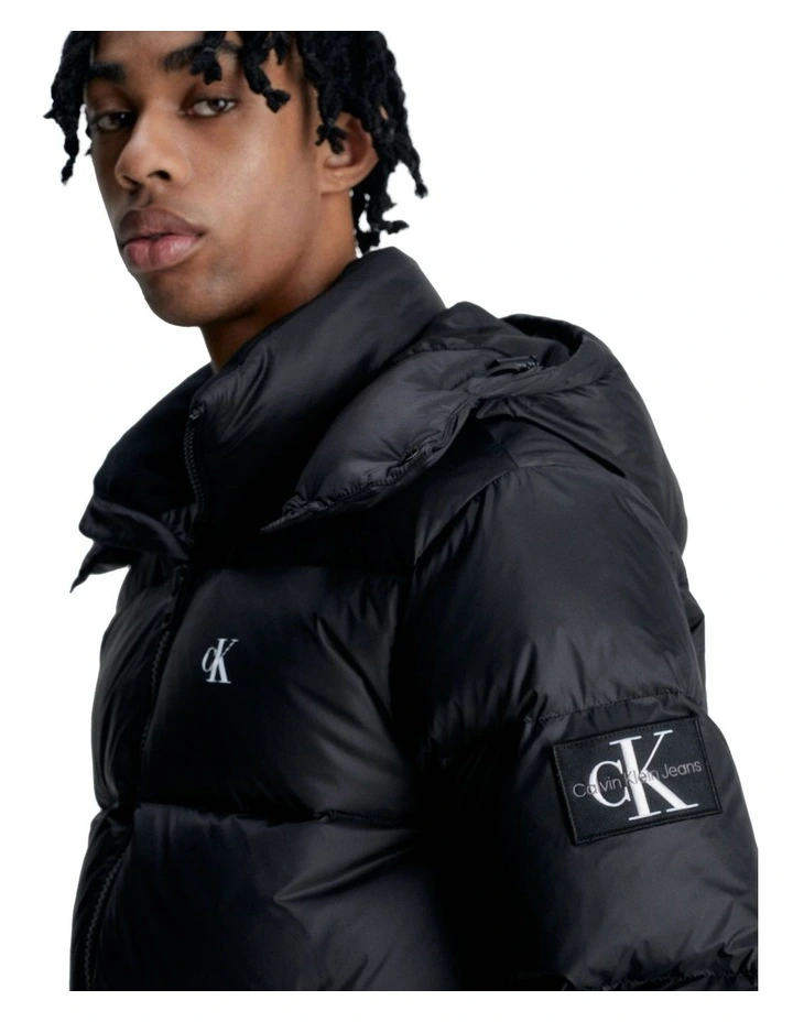Essentials Down Jacket in Black