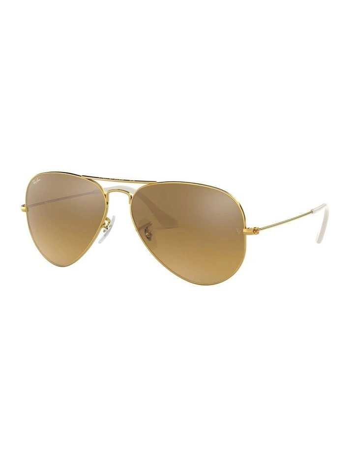 Aviator Gradient Gold RB3025 Sunglasses
