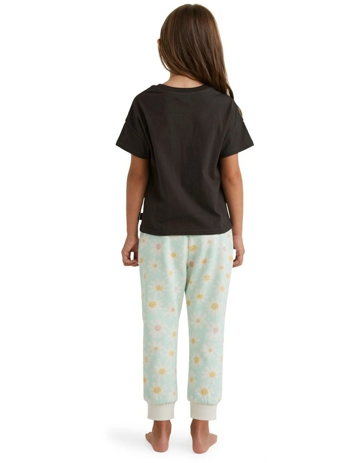 Wave Garden T-Shirt in Off Black