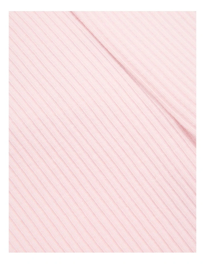 Solid Rib Legging in Mineral Pink