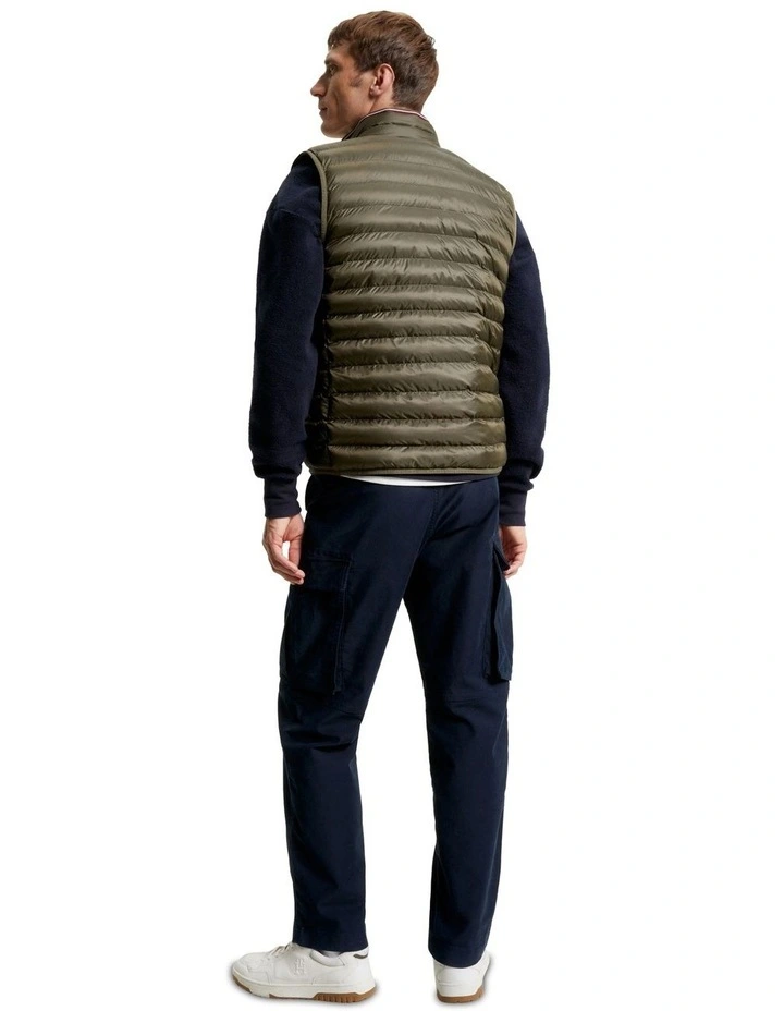 Packable Recycled Vest in Green