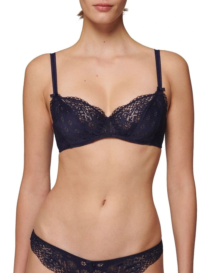 Aimee Underwired Bra in Blue
