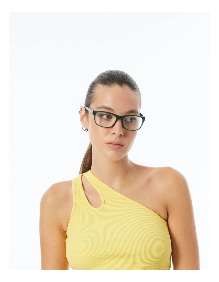 Blue Light Filter Glasses in Green