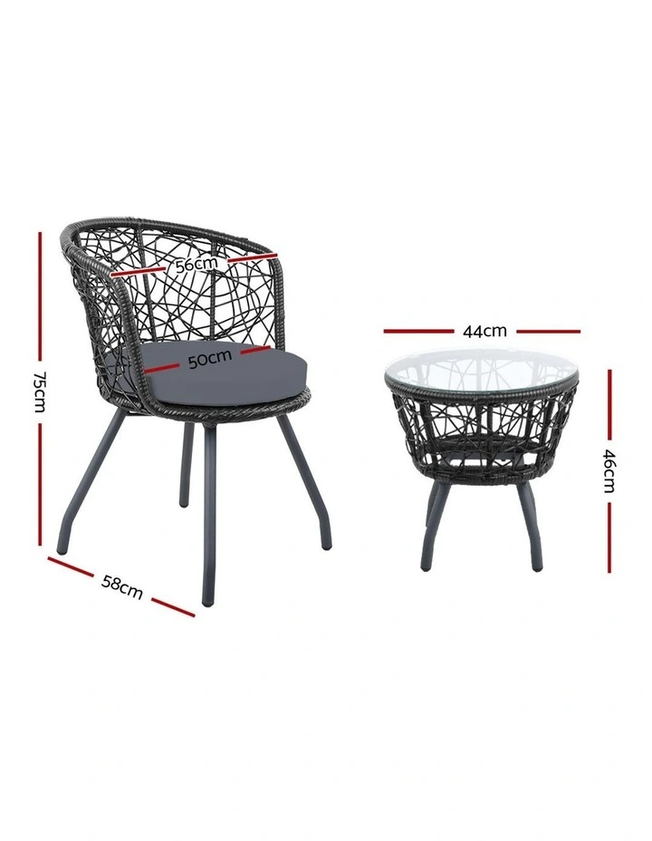 Outdoor Patio Chair and Table