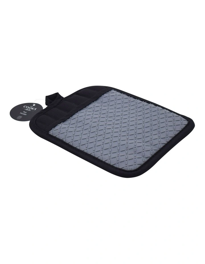 Grip Pot Holder in Black/Grey