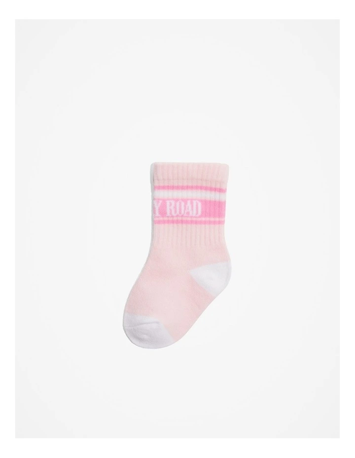 Unisex Heritage Sock in Pale Pink