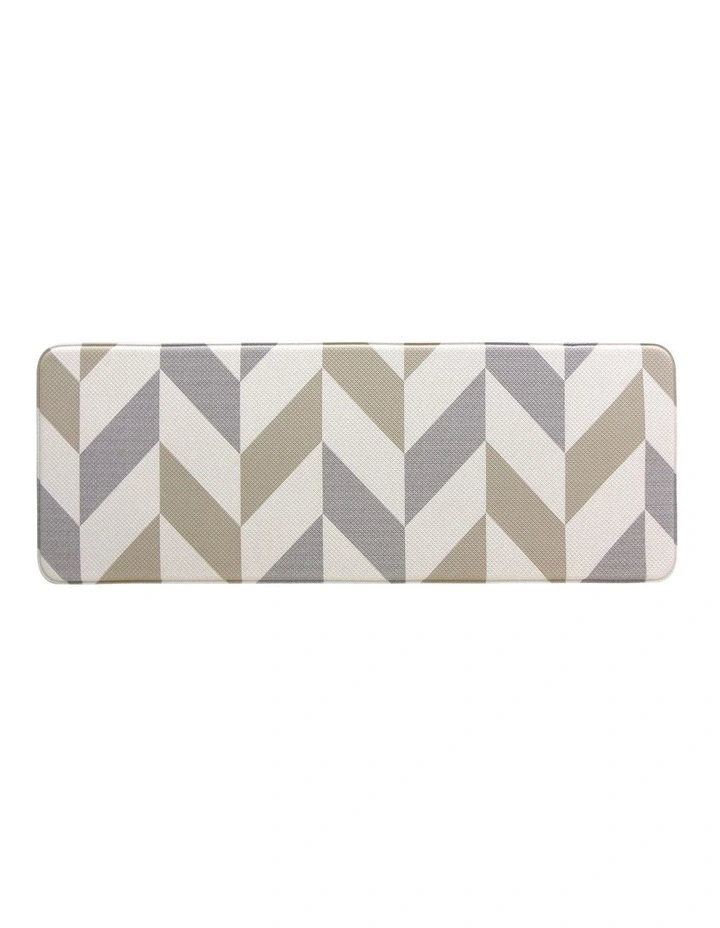 120x44cm Herringbone Gainsboro Kitchen Mat