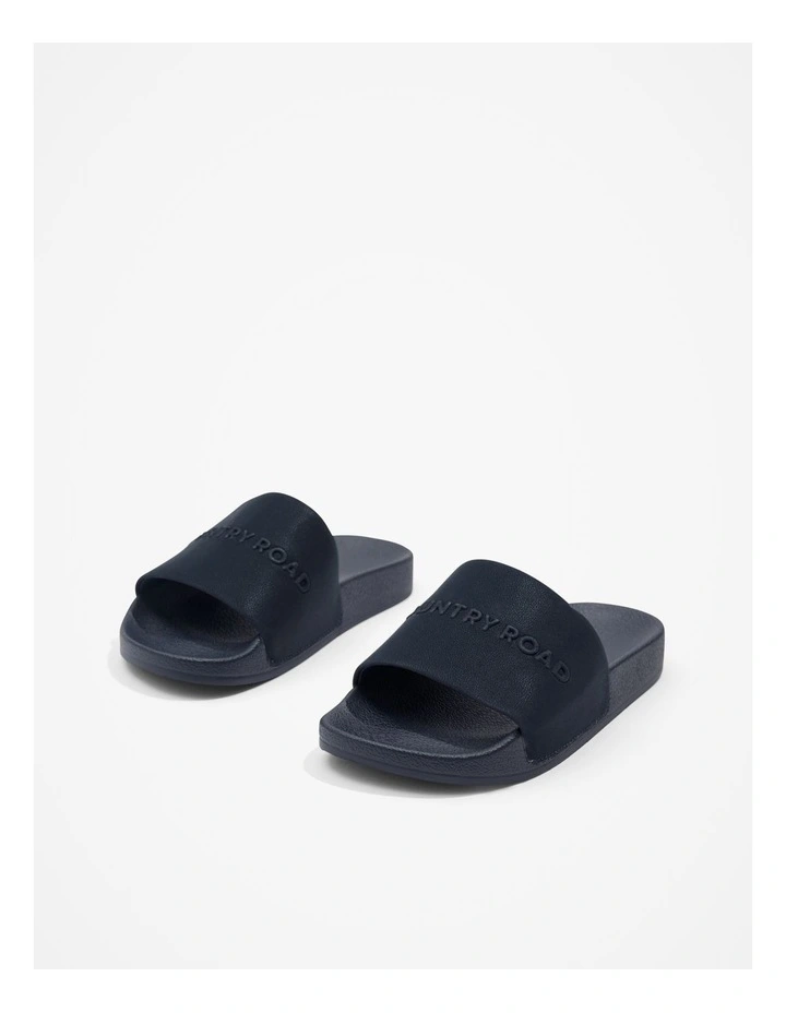 Logo Pool Slide in Navy