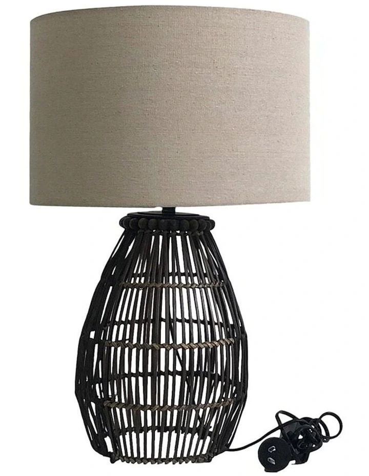 Emporium Table Lamp in Rattan/Natural