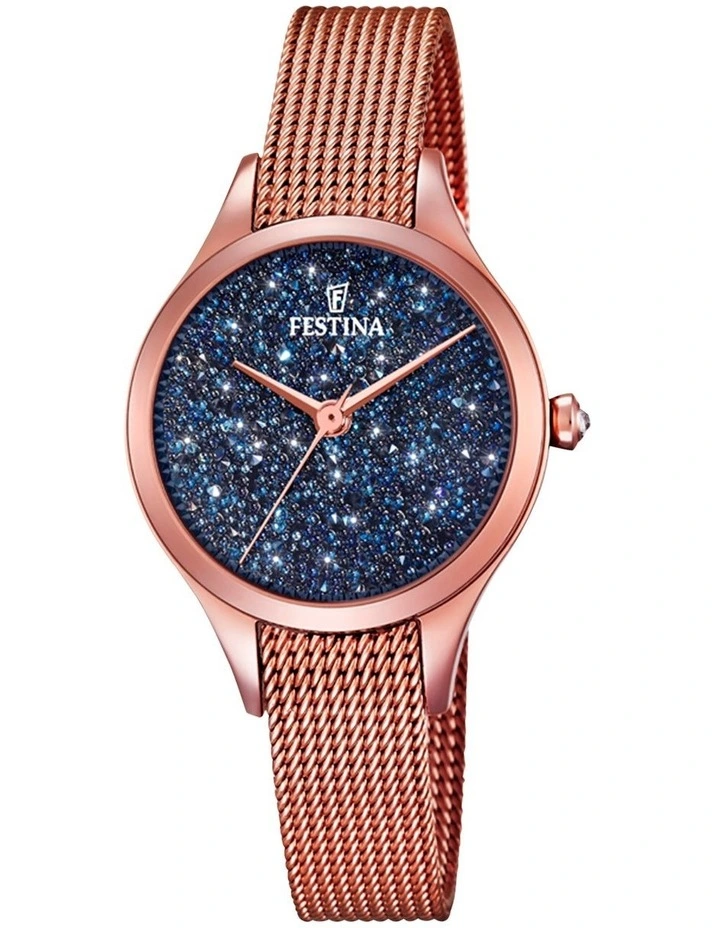 Mademoiselle Stainless Steel Watch in Pink