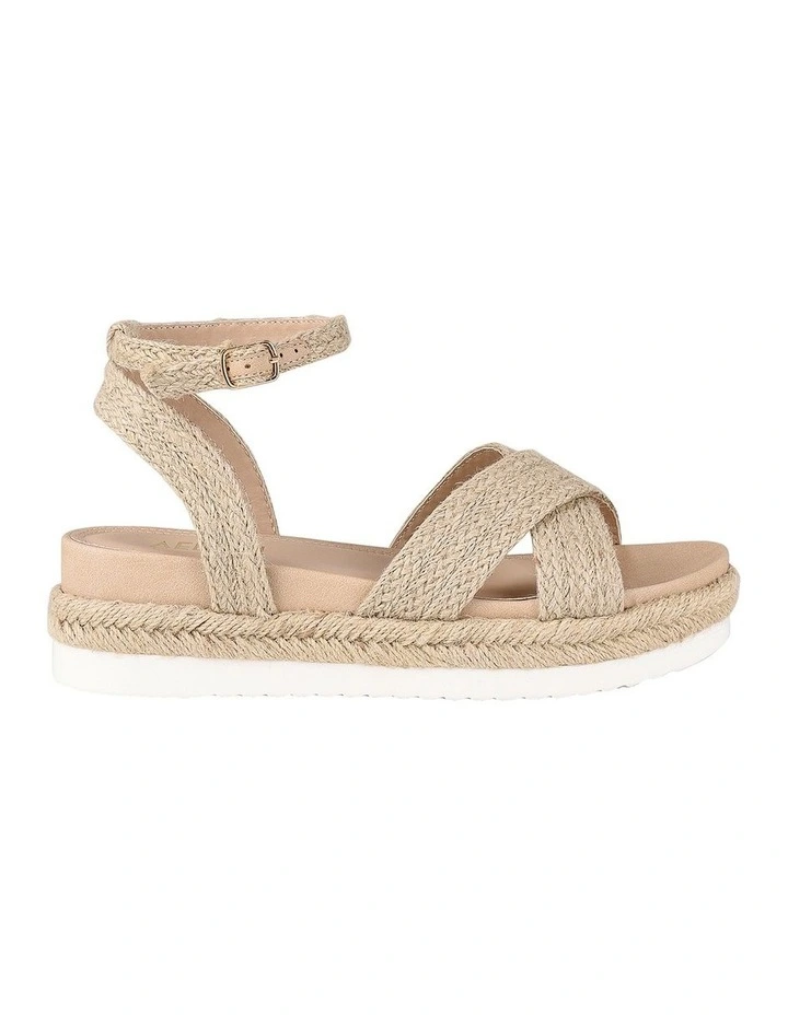 Dezzie Sandals in Natural Jute