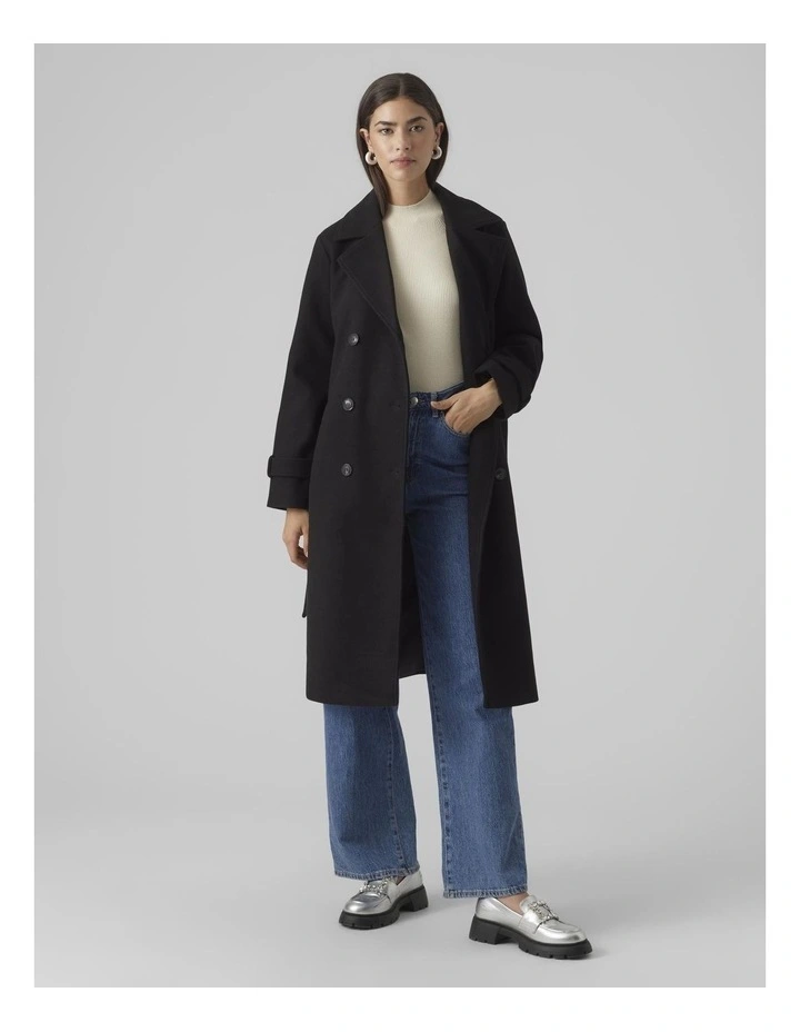 Fortunevega Trenchcoat in Black