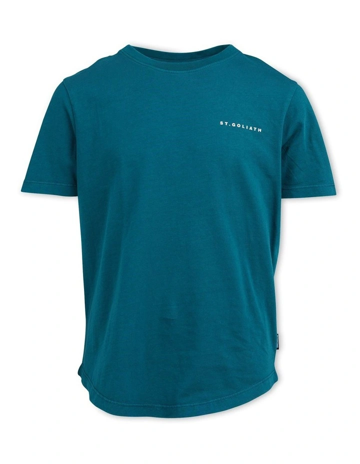 Logo Tee (8-16Years) 2 Pack in Winter Green/Ink