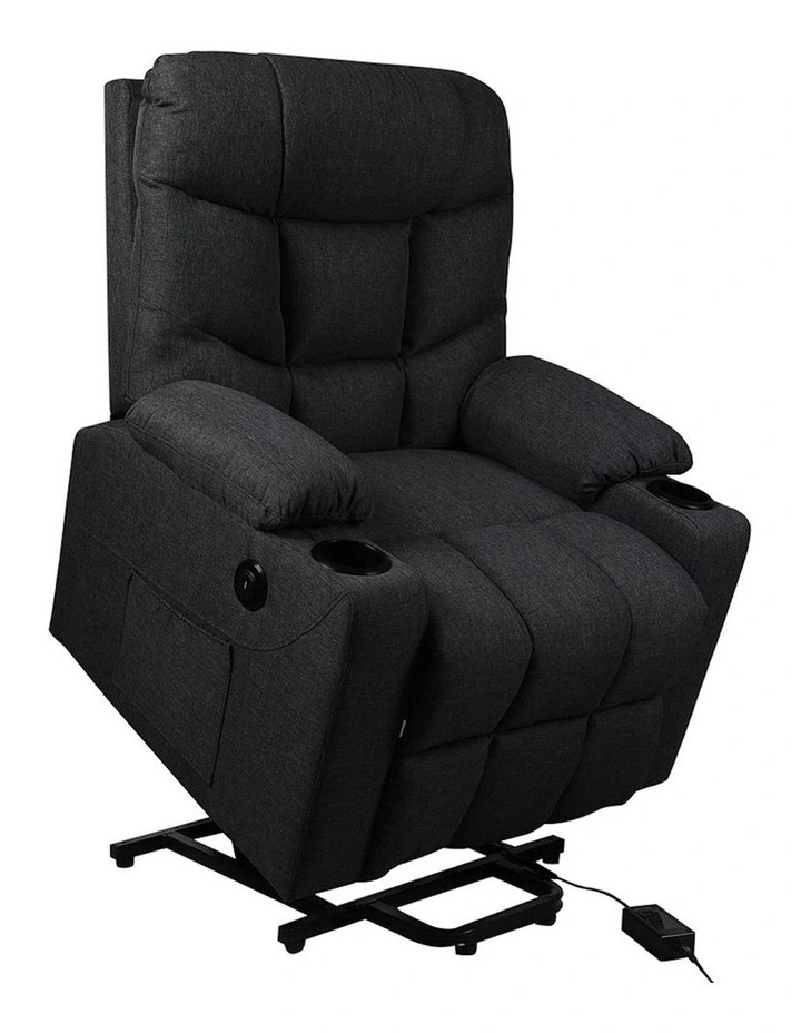 Electric Recliner Chair in Black