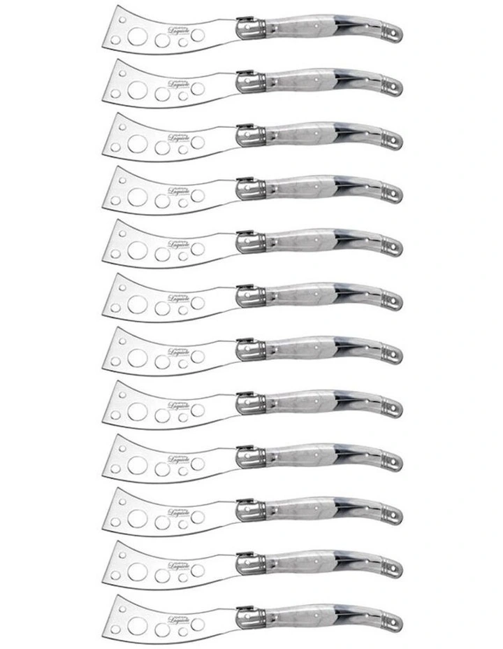 Stainless Steel Soft Cheese Knife 12 Pack 21.5cm in Silver