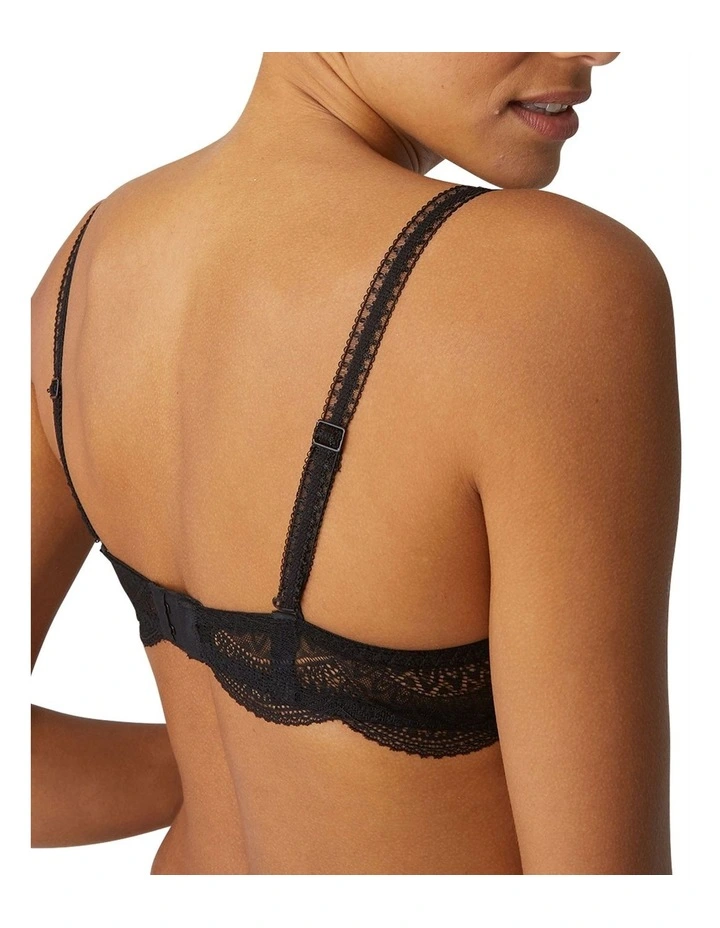 Karma Half Cup Bra in Black