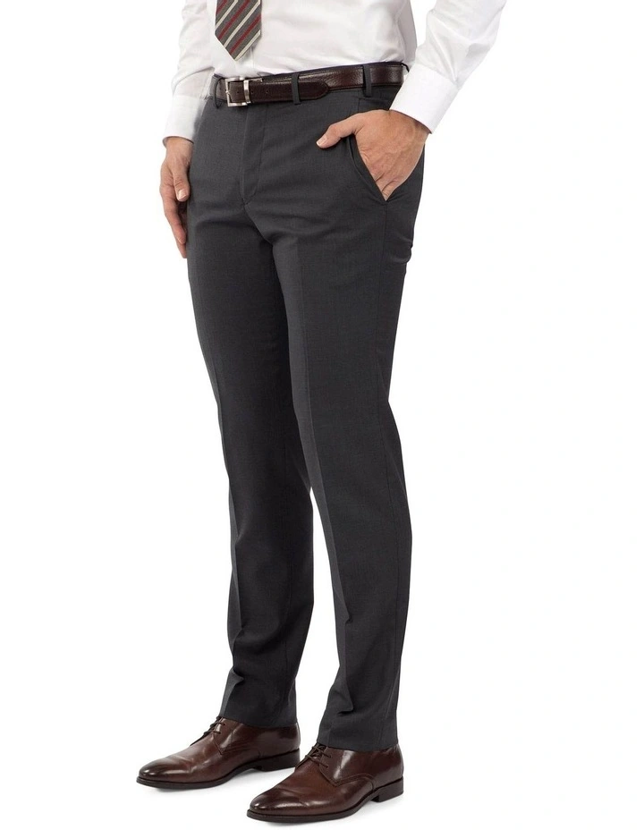 Machine Washable Charcoal Jett Trouser F2042