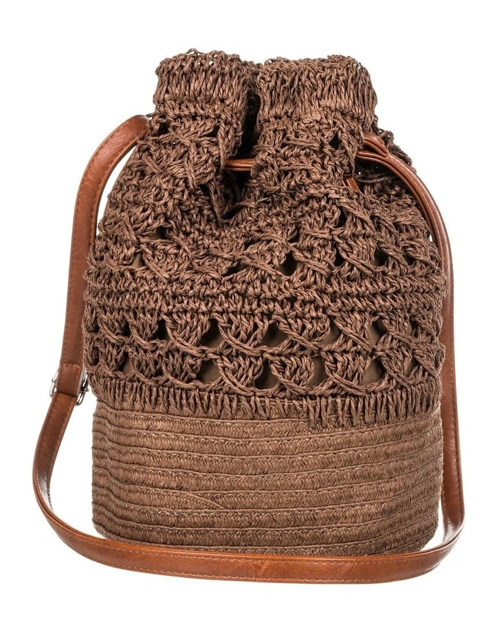Sunset Music Bucket Bag in Root Beer