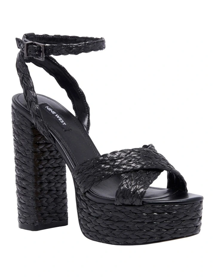 Hadyn Platform Sandal In Black
