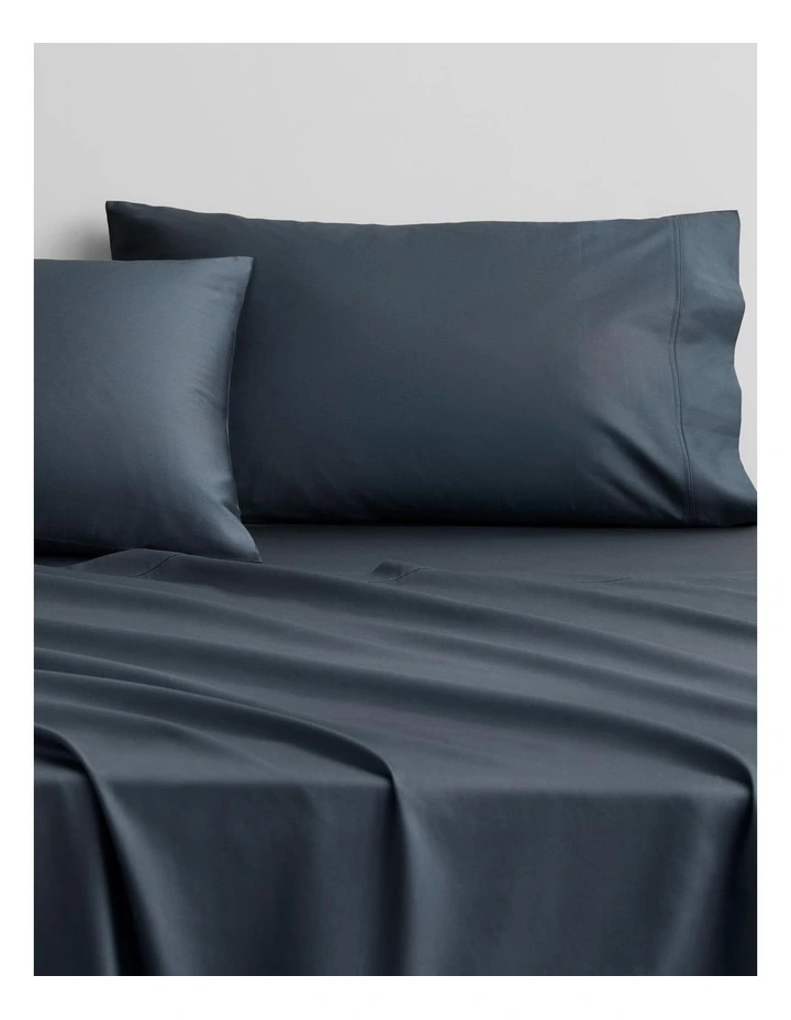 Egyptian Cotton Sateen Sheet Set Multi Depth in Nocturnal