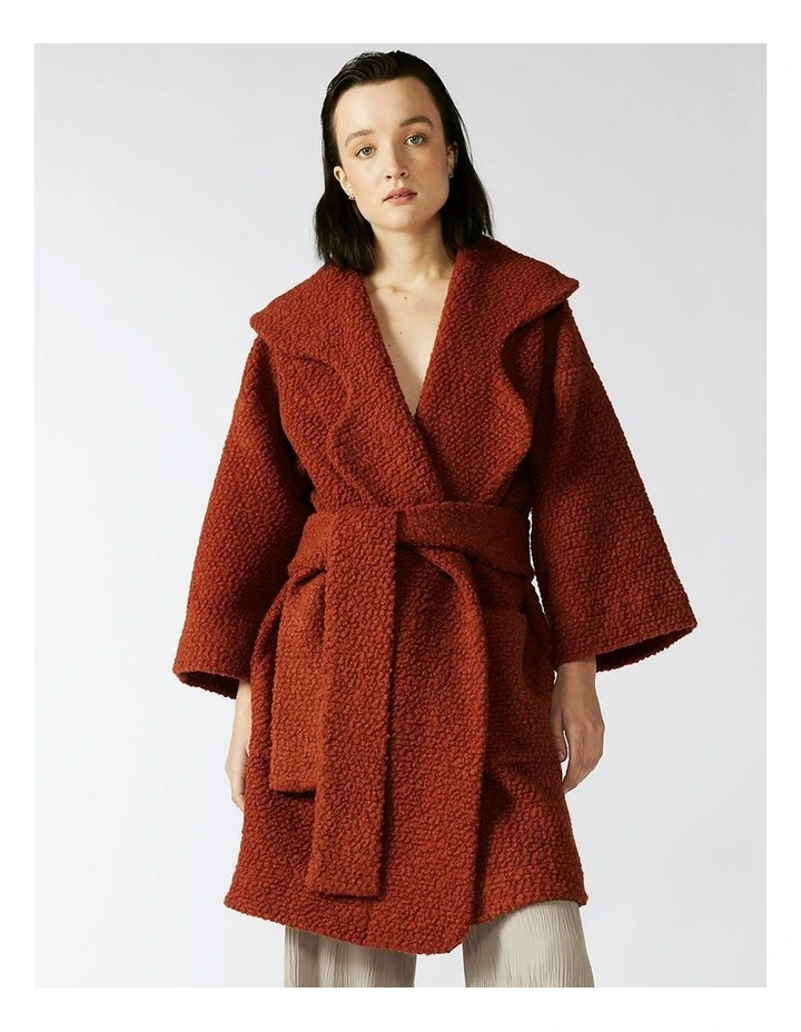 Clay Coat in Red-Orange