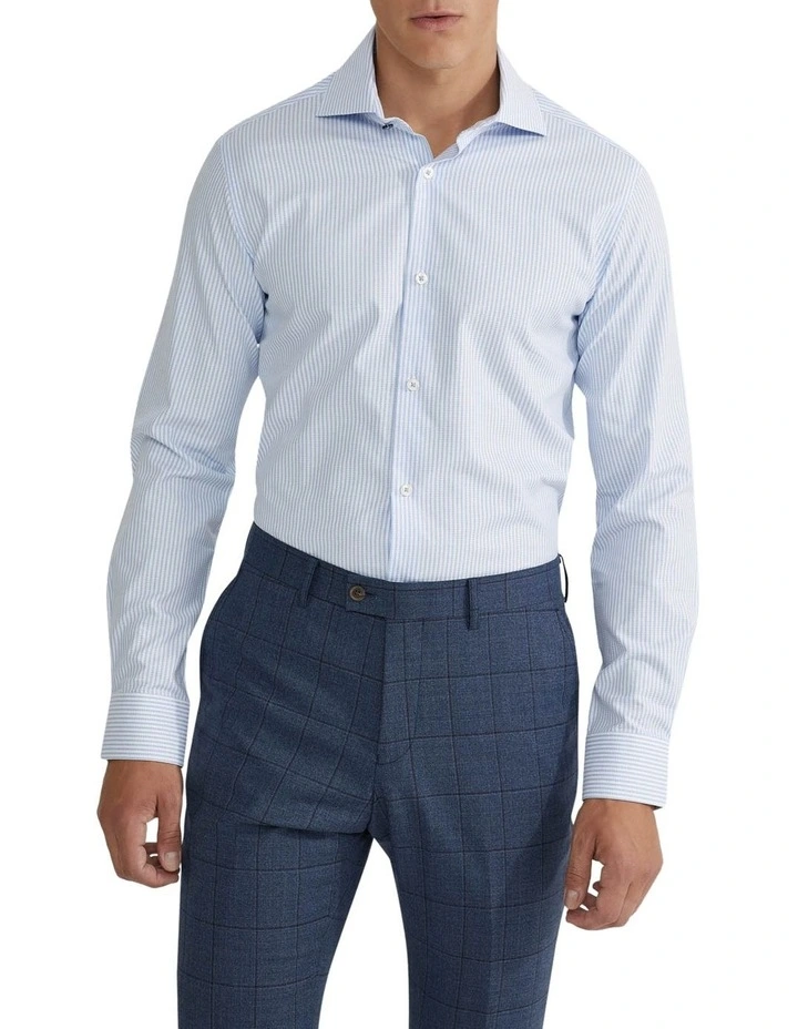 Trafalgar Stripe Shirt in Sky