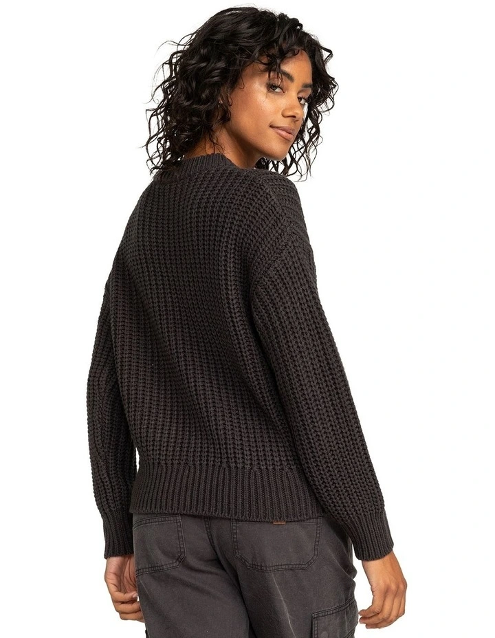 Coming Home Crew Neck Jumper in Phantom