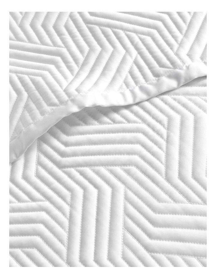 Martella Bed Cover Collection in White