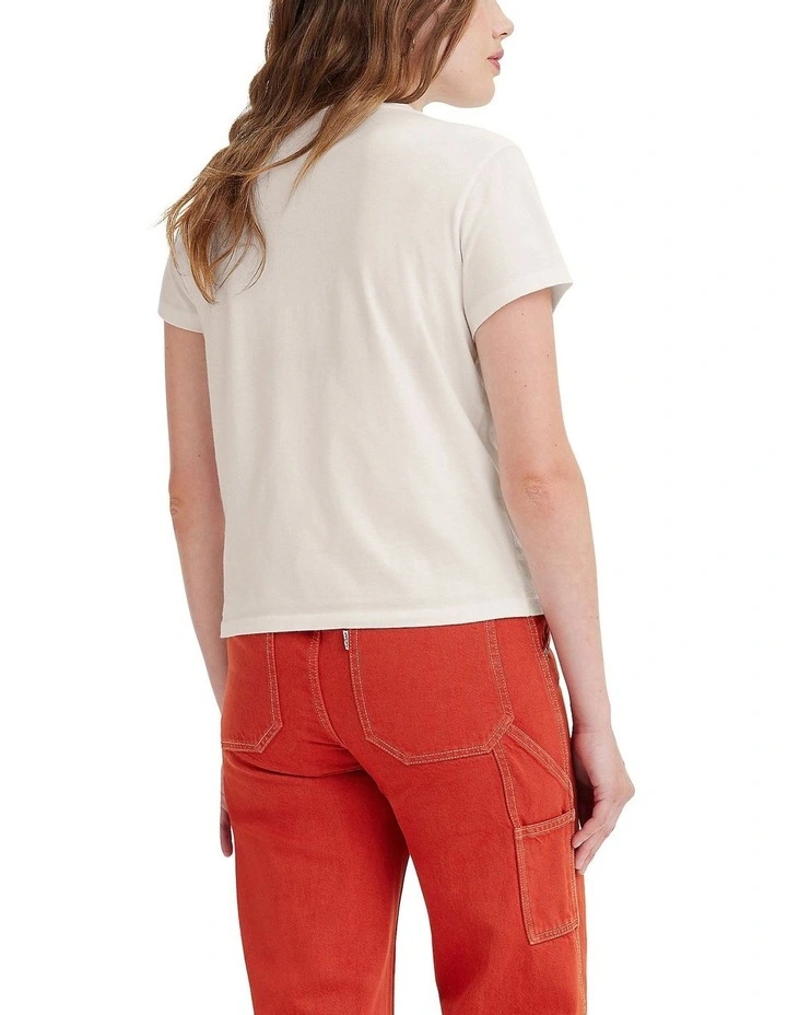 Graphic Classic Tee in Egret