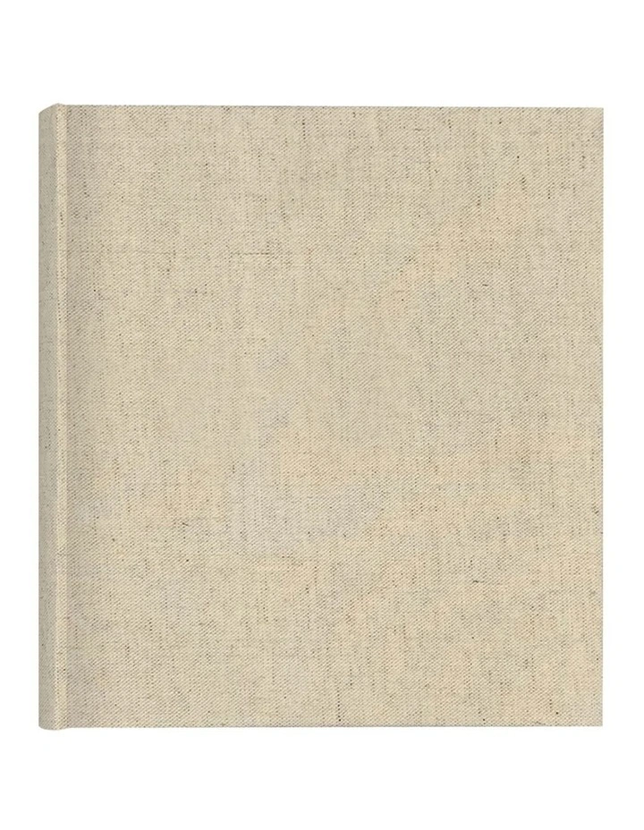 Plush Linen Photo Album 500 Photo Capacity in Cream