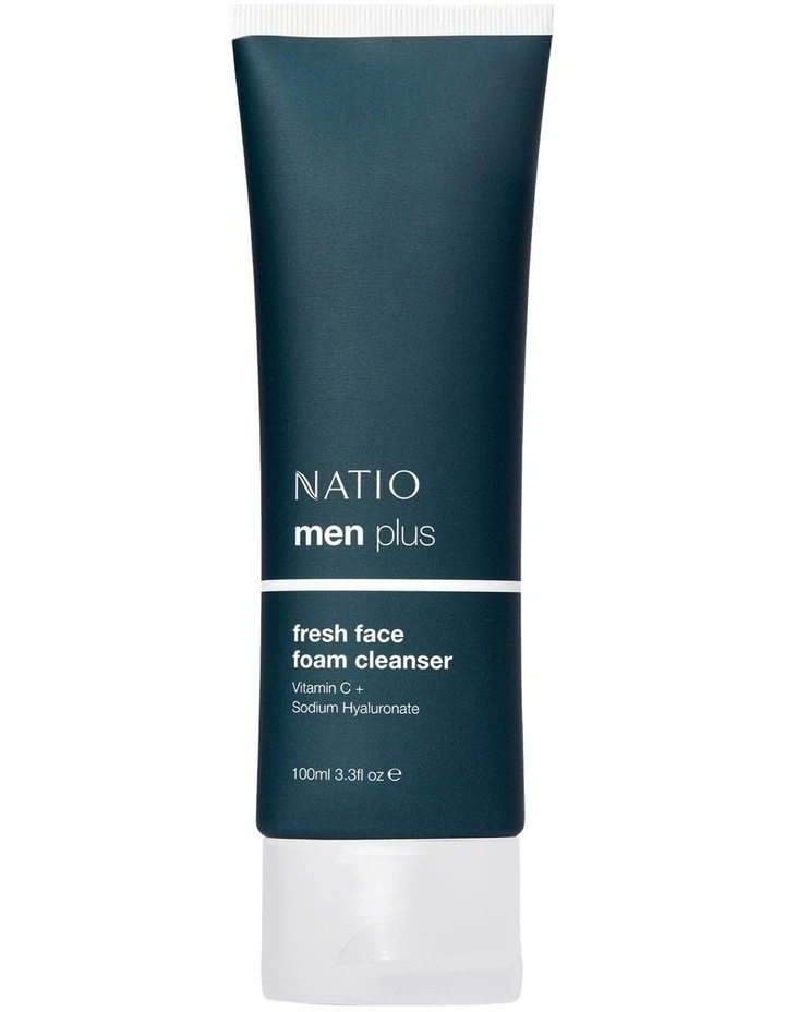 Mens Plus Fresh Face Foam Cleanser 100ml
