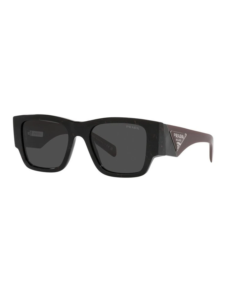 0PR 10ZS Sunglasses in Black Etruscan Marble