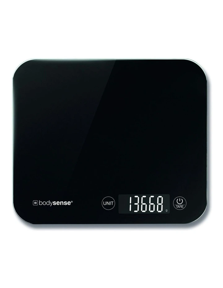 High Capacity Digital Kitchen Scale in Black