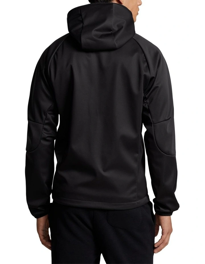 Water-Repellent Hybrid Jacket in Black